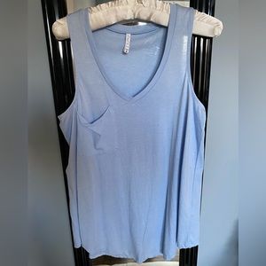 Z Supply Pocket Racer Tank. pale blue tank top. Size Medium. Excellent condition